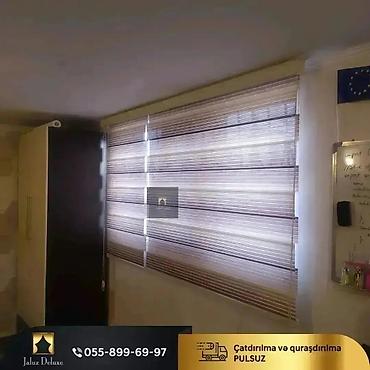 Pərdə və tüllər: Jalüz pərdə ucuz sok qiymətlər bizdə 2 ya 3 günərzində hazırlama — 15