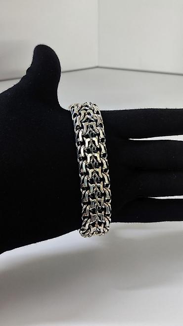 Серебряные браслеты: Мужской браслет-Император Браслет "Император" Серебро 925 проба Вес — 5