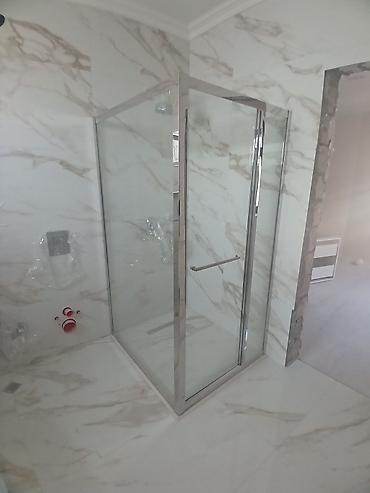 Duş kabinaları, arakəsmələr: Yeni Arakəsmə, Künc üçün, Ödənişli çatdırılma — 3