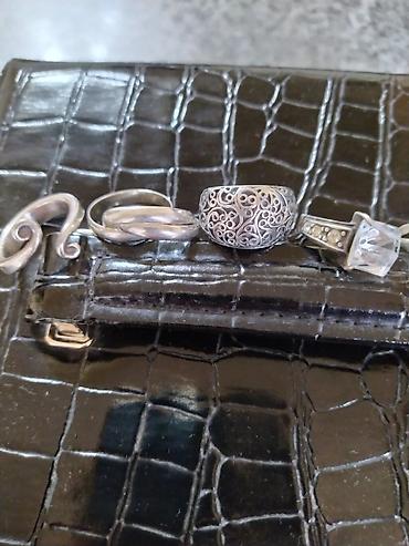 Серебряные кольца: Серебряные кольца,в отличном состоянии,почти новые, размеры 17-18-19 — 18
