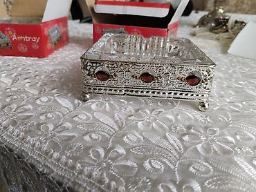 Пепельницы: Məhsul: Bəzəkli külqabı (qutuda) - Material: Şüşə içlik və — 6