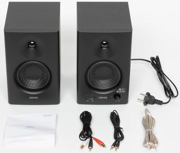 Dinamiklər və kolonkalar: 🎼 Edifier MR4 – Powered Studio Monitor 2.0 Akustik Sistem 🎶 Edifier — 3
