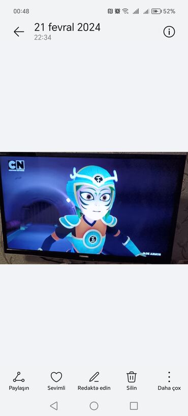 işlənmiş smart televizorlar: İşlənmiş Televizor Shivaki 82" Ödənişli çatdırılma