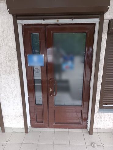 бишкек двер: Дверь с окнами, Б/у, 210 *120, Самовывоз
