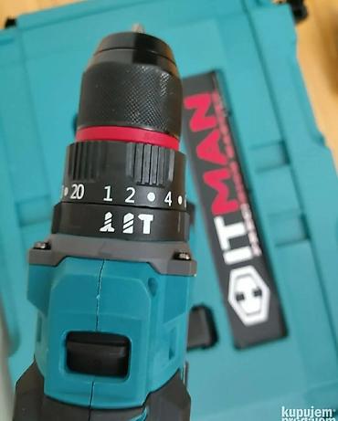 Setovi akumulatorskog alata: Set akumulatorskih alata HITMAN – 62V Sadržaj kompleta: - Ugaona — 7