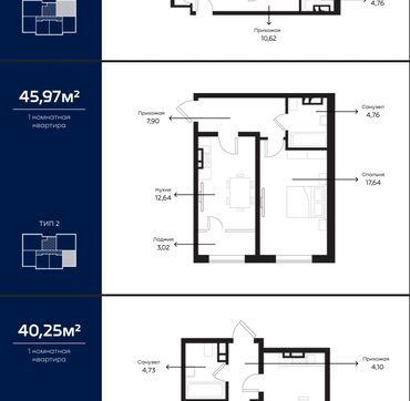 продаю пункт замены масла: 1 комната, 46 м², Элитка, 4 этаж, Евроремонт
