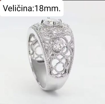 Prstenje: Ženski prsten, Materijal: Cirkon — 8