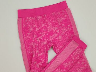 sweterek pudrowy róż: Leggings for kids, Crivit Sports, 10 years, 134/140, condition - Good