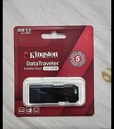 kingston usb: Flash kart Kingston, 128 GB, USB 3.2, Yeni — 2