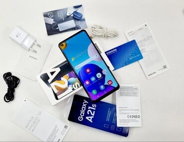 Samsung: Samsung Galaxy A21S, Б/у, 256 ГБ, цвет - Черный, 2 SIM