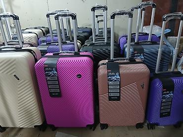 Çamadanlar: Sərnişin çamadan dəsti – Billa model - Ölçülər: 3’lük dəst (böyük — 3