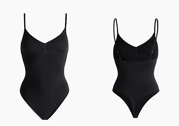vatromet u obliku srca: NOV steznik, šejper za oblikovanje tela, shapewear u crnoj boji — 1