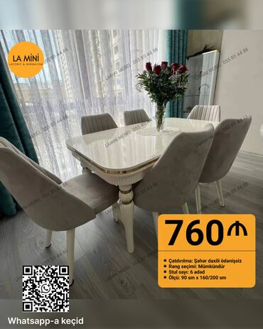 kuxna mebelləri ikinci əl: Oval masa, Qonaq otağı üçün, Açılan, Zəmanətli