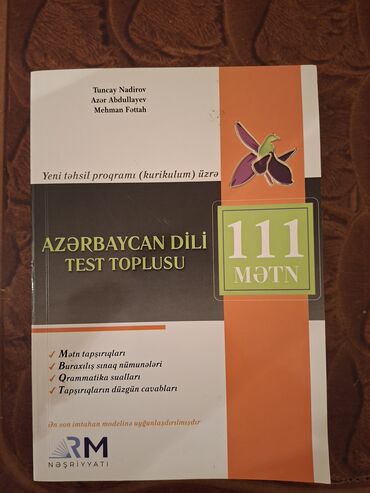 пособие по русскому языку азербайджан: Azərbaycan dili RM nəşriyyatı test toplusu. İçinde heçnə qeyd