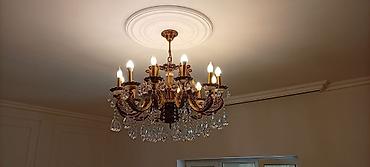 Çılçıraq, 10 və daha çox lampa, Metal