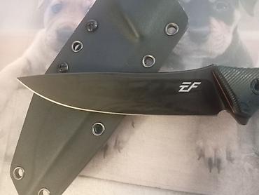 Lov i ribolov: Fiksni nož Eafengrow EF125 - Oštrica: drop-point profil, fabrički — 4