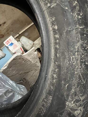 шина сапок: Шины 215 / 60 / R 17, Зима, Б/у, Комплект, Легковые, Япония, Bridgestone