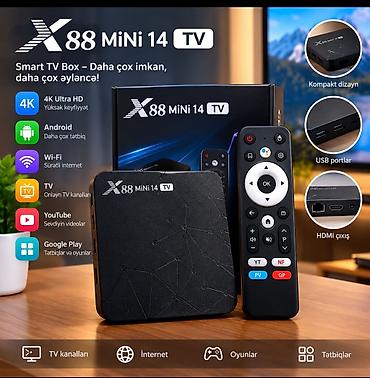 iphone x ağ: X88 Mini 14 TV – Smart TV Box Səsli idarəetmə funksiyası var — 1