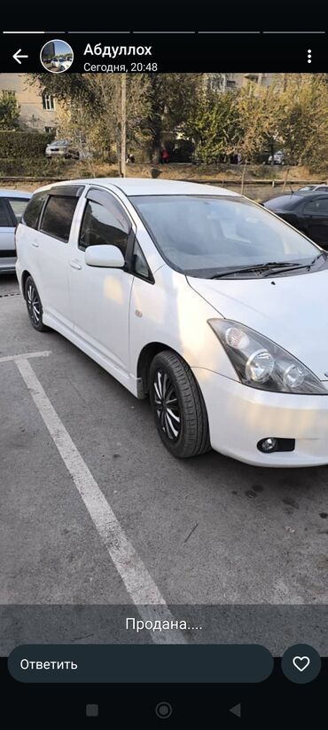 тойота скептер: Toyota WISH: 2003 г., 1.8 л, Автомат, Газ, Жол тандабас