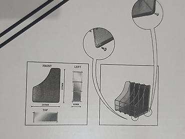 Desk Organizers: Полка-накопитель (лоток) Witten 3003-4 Полка железная, вертикальная, 4 — 3