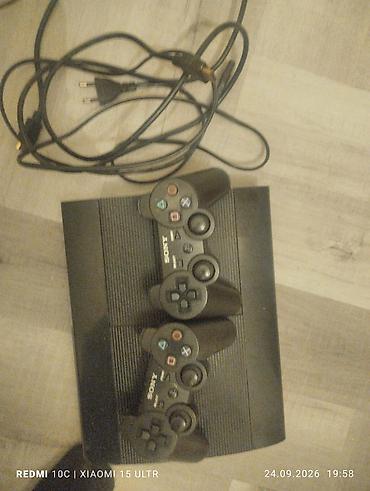 переносная аудиотехника: Игровая консоль Sony PlayStation 3 Super Slim (черная) СРОЧНО СРОЧНО — 1