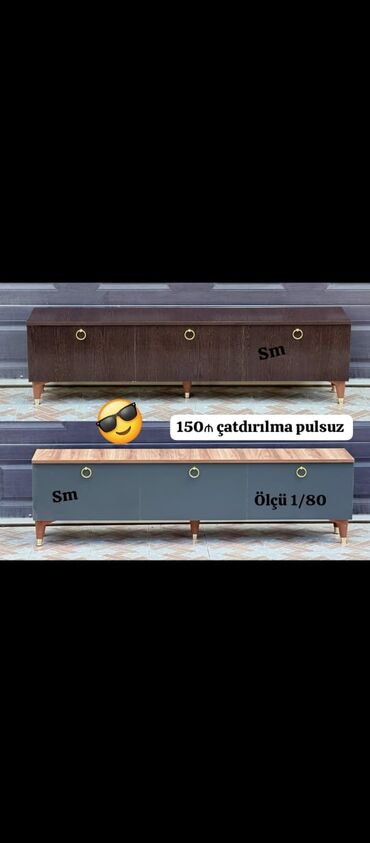 Ev üçün digər mebel: TV stend