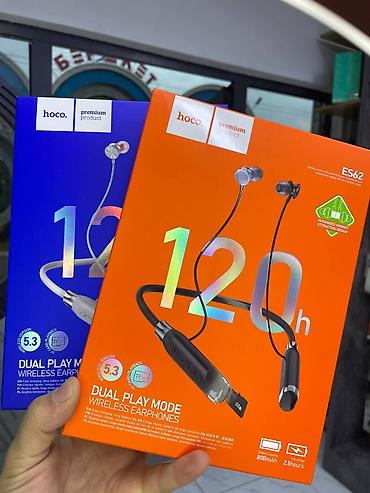 Наушники: Bluetooth-наушники Hoco ES67 (шейный обод) Es62 hoco (120 часов)790 — 19