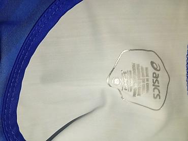 оптом одежда: Борцовский трико Asics, сине-голубое, команда KGZ. цена:550 сом — 2