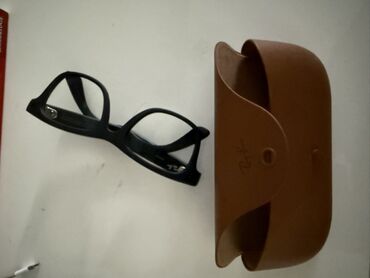 Көрүү үчүн көз айнектер: Очки Ray-Ban с футляром - Оправа: пластик, цвет черный, классическая