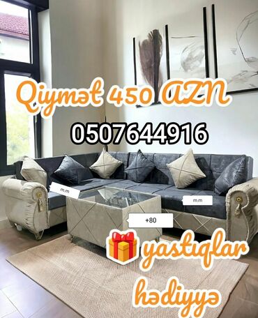 Sifarişlə divanlar: Künc divan, Qonaq otağı üçün, Parça, Bazalı, Açılan, Kitab — 9