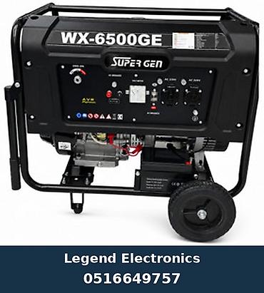 komur satis: Elan başlığı: Benzin generatoru Super Gen WX-6500GE, 6.5 kVt, 220 V — 1
