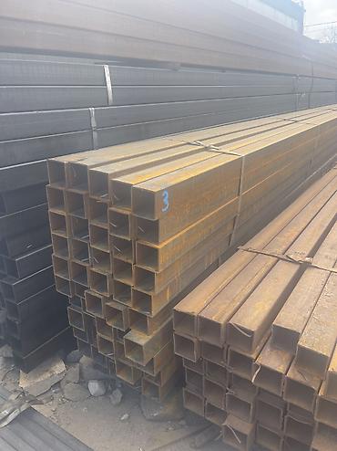 4x4 profil: Kvadrat, Dəmir Profil, şveller, 40x40 mm, Qalınlıq: 3 mm, Yeni, Pulsuz çatdırılma, Ödənişli çatdırılma, Rayonlara çatdırılma — 3