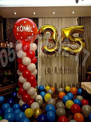 Digər oyuncaqlar: Sarlar bezek. Helium və adi şarlarla bəzədilmə. Decor shar dizayn — 2