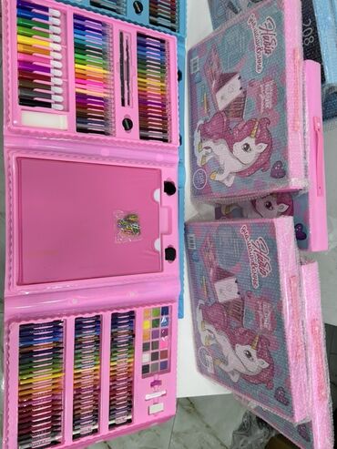 Masaüstü dəstlər: Uşaq üçün rəsm və yaradıcılıq dəsti – 208 hissə - Şirin unicorn — 3