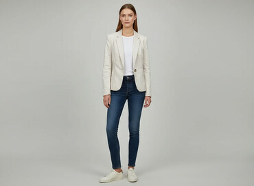 kamizelka damska krótka h m: H&M, Women's blazer, size S
