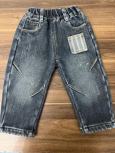 Uşaq cins şalvarı - Material: denim (cins), yumşaq və elastik rezinli lalafo.az -da Uşaq cins şalvarı - Material: denim (cins), yumşaq və elastik rezinli