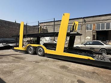 тигил: Автовоз Scania P380 с полуприцепом-платформой для перевозки — 5