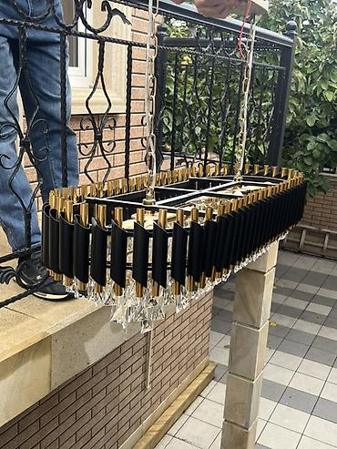 salon isigi: Çılçıraq, 6 lampa, Metal — 2