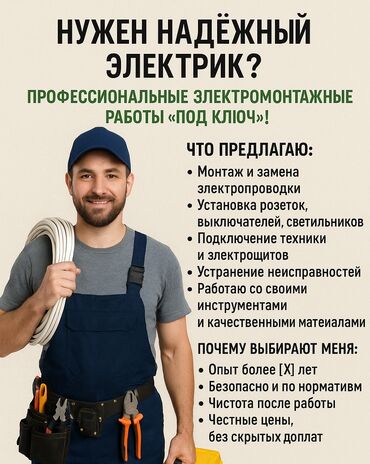электрический шар: Электрик | Демонтаж электроприборов, Монтаж выключателей, Монтаж проводки Больше 6 лет опыта
