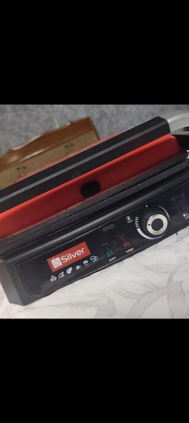 барбекю мангал баку: Silver elektrikli kontakqril/sandviç aparatı - Güclü elektrikli qril — 2