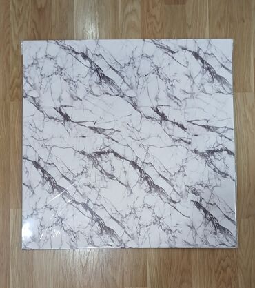 Mərmər effektli PVC panellər: Mərmər effekti verən PVC divar və Yer üçün panellər. 1.Arxası özü — 2