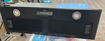 Вытяжка кухонная Midea (встраиваемая, черная)
90СМ
