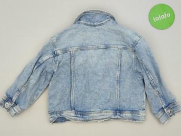 material na szable krzyzowka: Dziecięca kurtka jeansowa, 4-5 lat, 104-110 cm, H&M, stan - Bardzo dobry — 3