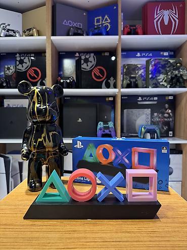 playstatio: PlayStation LED İşıqlı Fiqur Oyun otağınıza fərqli görünüş qatacaq — 1