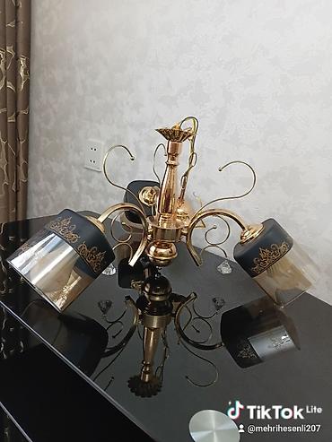 capsella perdeler: Çılçıraq, 3 lampa, Metal — 2