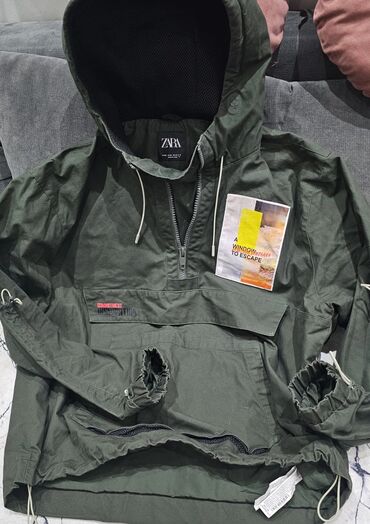 Jakne za prelazni period: Jakna za prelazni period, XL, Zara, bоја - Maslinasto zelena — 3