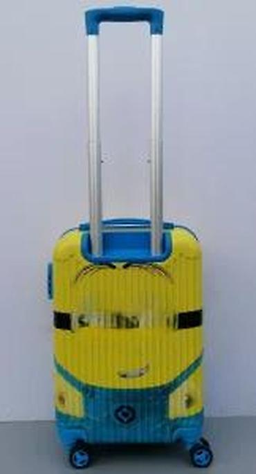 Rančevi, torbe i koferi: Dečji kofer na točkiće – Minions dizajn - Tvrda školjka sa sjajnom — 12