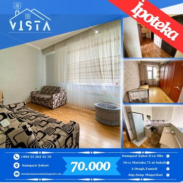 tap az suraxanida evler: 4 комнаты, Новостройка, 72 м²