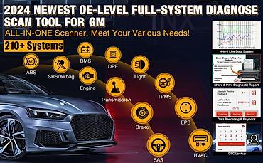 Alati za automobile: Novo-LAUNCH X431 Creader Elite OBD2 za GM, Chevrolet, Cadillac, Buick — 8