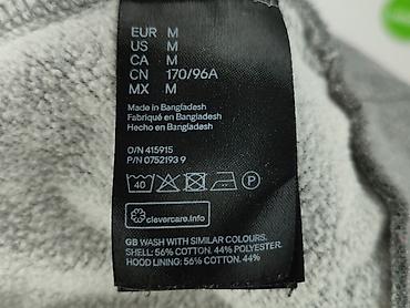 bluza szara hm: H&M Basic, Bluza z kapturem damska, rozmiar M — 5